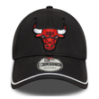 Bone Unissex New Era 9FORTY Chicago Bulls NBA Preto-60691228- -2-